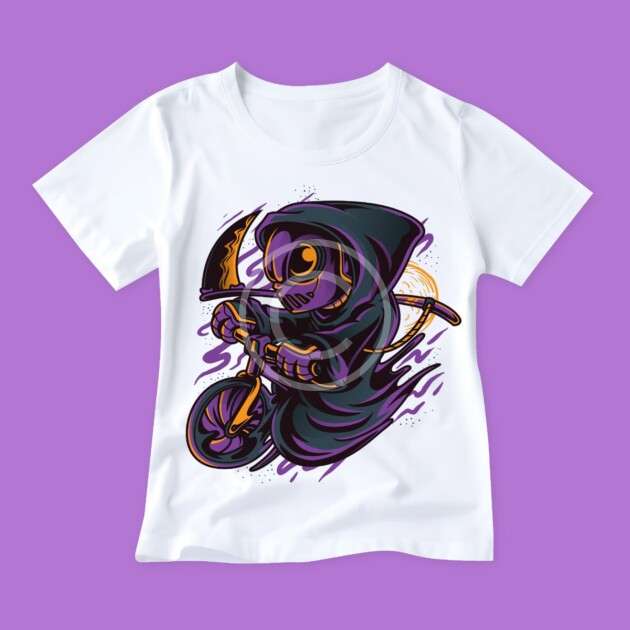 Death on a bike print